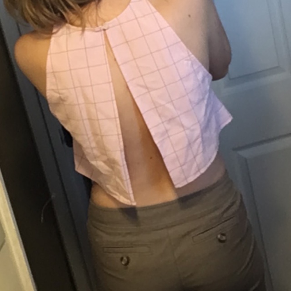 NWOT american apparel grid top - Picture 4 of 4